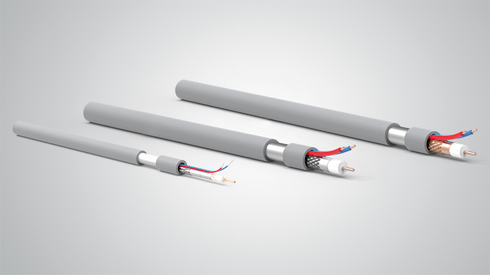 Composit Cables RG59+2C Coaxial Cable For Closed Circuit Camera Systems