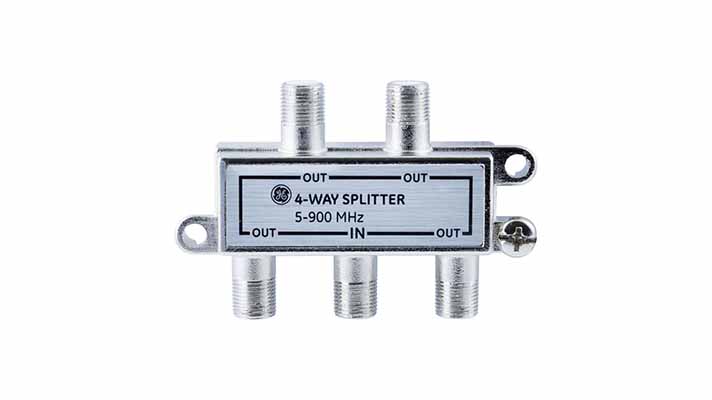 4 way Indoor CATV Splitter